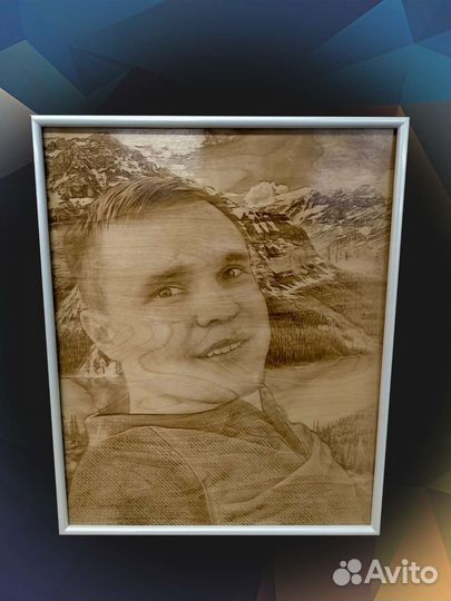 Картина на дереве,выжигание,нарды