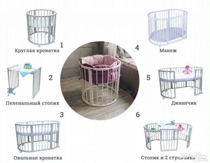 Многофункциональная кровать 7в1