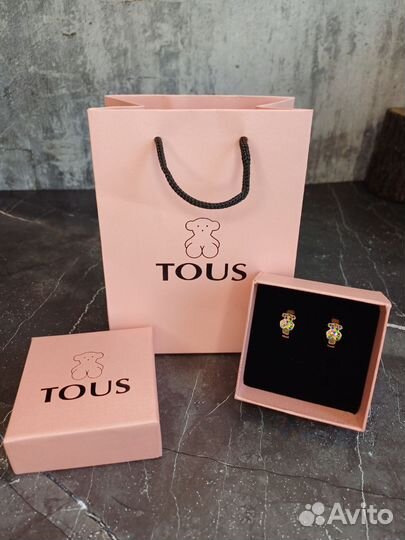 Tous серьги мишка