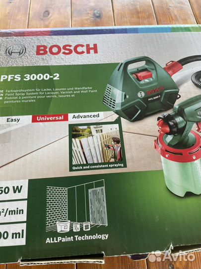 Краскопульт Bosch PFS 3000-2