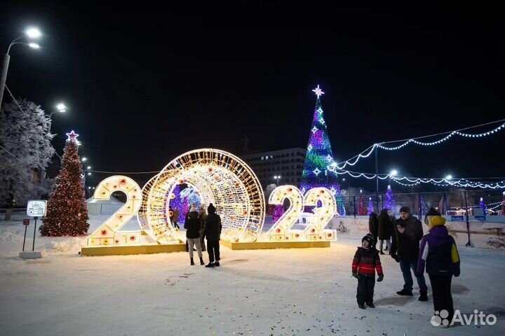 Украшение домов, контурная подсветка дома