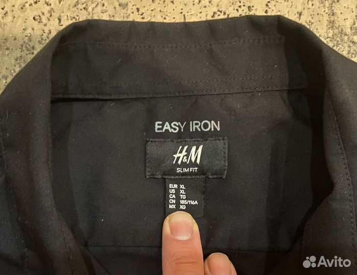 Рубашка hm черная