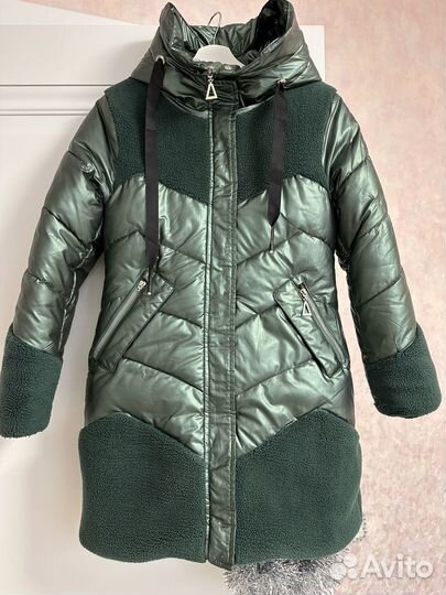 Пуховик зимний для девочки 146