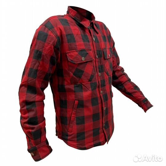 Мотокуртка MCP Rebel-kevlar bordo