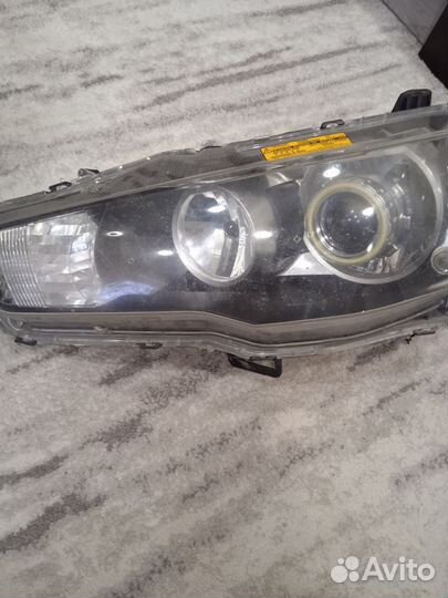 Фары на mitsubishi lancer x под ксенон