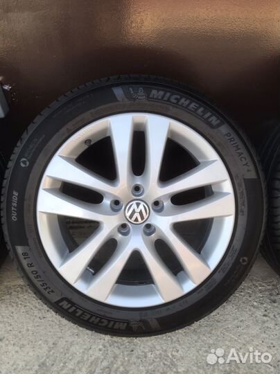 Колеса Volkswagen, R-18, 5x112, на лете