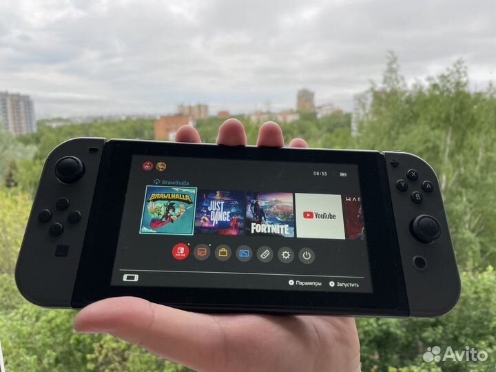 Nintendo switch 1 ревизия прошитая с играми