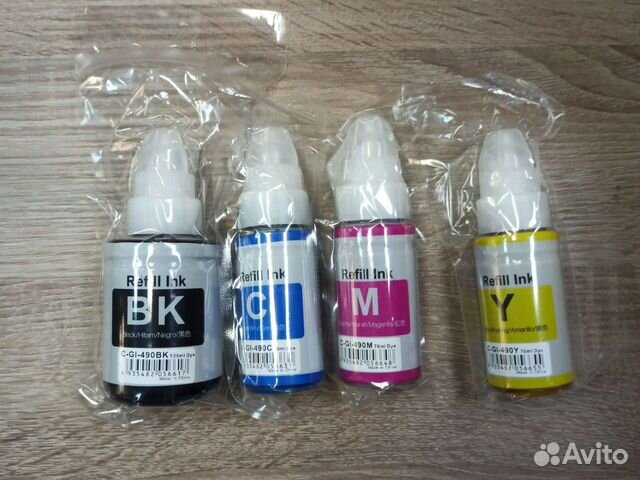 Чернила для canon gi 490
