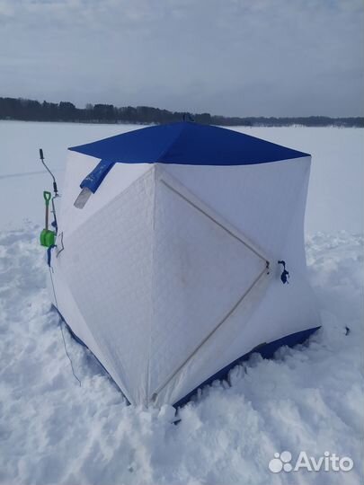 Палатка зимняя пингвин 3местная, трёхслойная