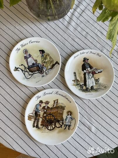 Настенная винтажная тарелка wedgwood