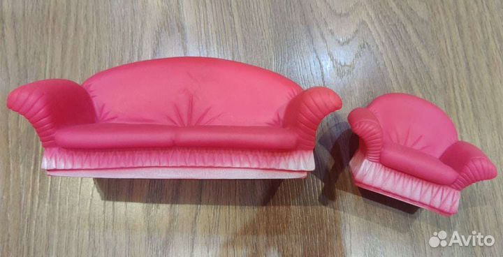 Кукольная мебель из дерева и из пвх