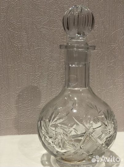 Штоф графин хрустальный СССР