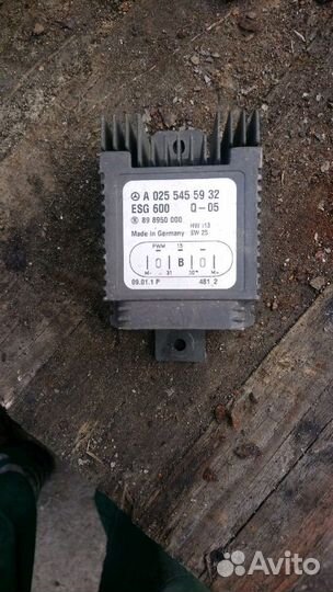 Блок управления вентилятором охлаждения на мерседе