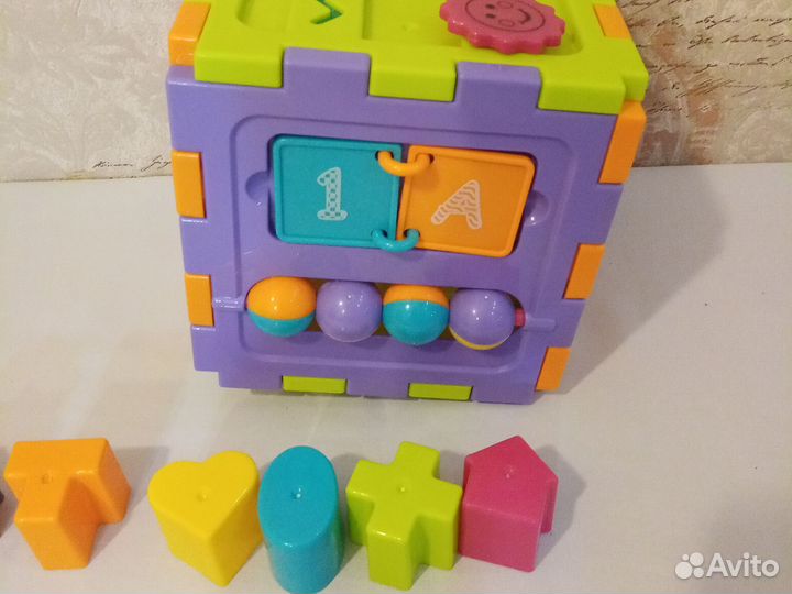 Развивающая игрушка, бизиборд, сортер