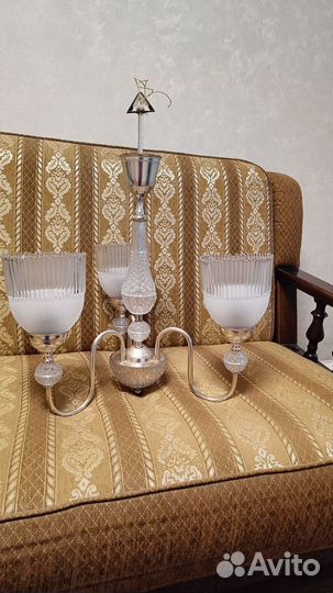 Люстра потолочная хрустальная