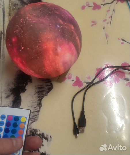 Ночник шар планетарий космос