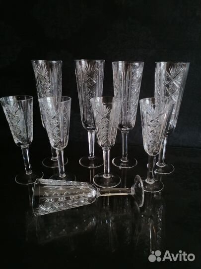 Фужеры хрустальные Неман