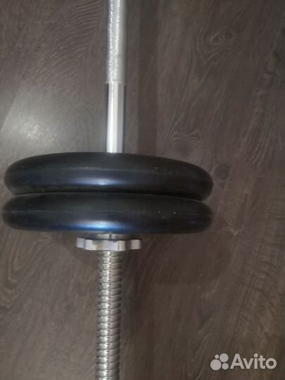 Штанга с блинами