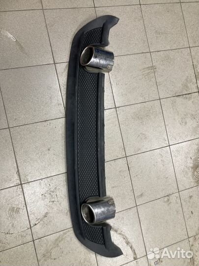 Задний дифузор С насадками AMG W176