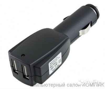 Переходник авто прикур. на 2 USB 5V-1000mA TD-305