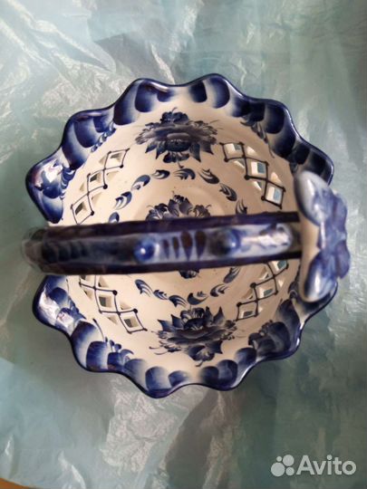 Вазочки Гжель. Времён СССР