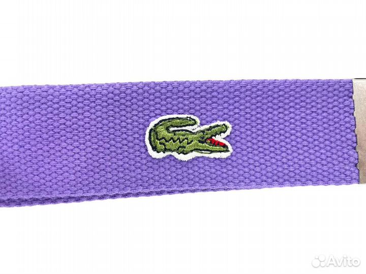 Ремень Lacoste тканевый