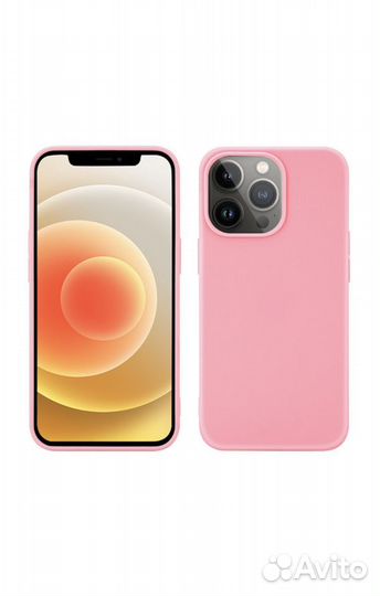 Чехол силиконовый на айфон 11 pro max, розовый