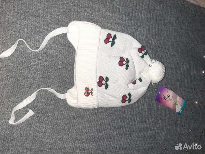 Шапка зимняя для девочки новая