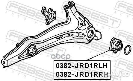 Ступица 0382-JRD1RLH 0382-JRD1RLH Febest