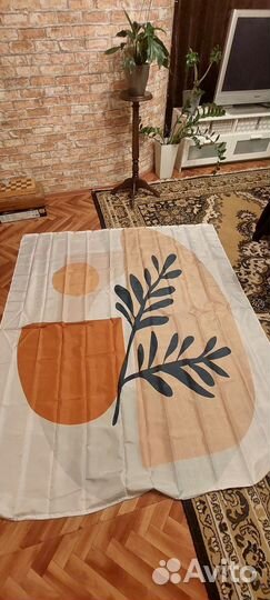 Штора для ванной новая