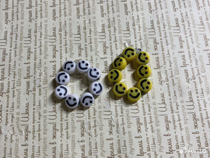 Парные колечки из бисера