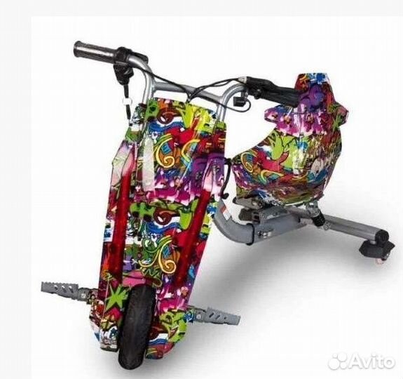Электроскутер Drift-Trike (drift CAR) Джунгли