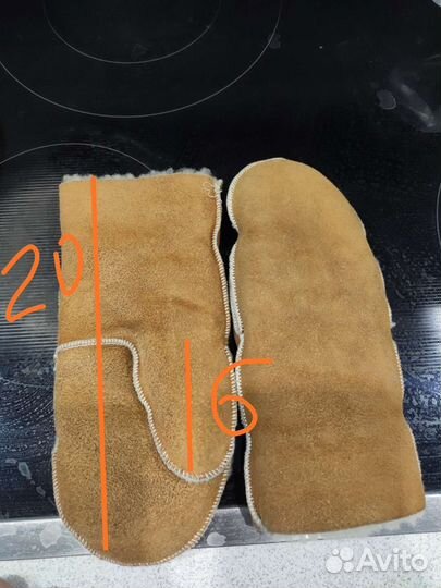 Варежки детские, шубинки натуральные