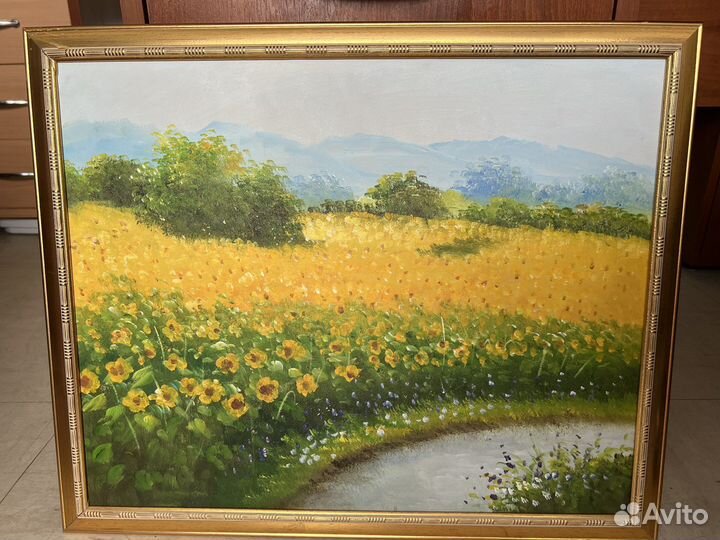 Картина декоративная в раме 40 на 50 см