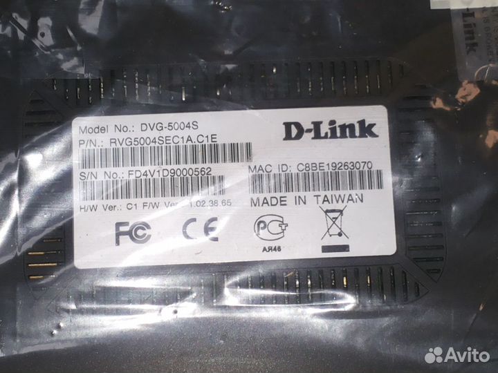Шлюз VoiceIP D-link DVG-5004S