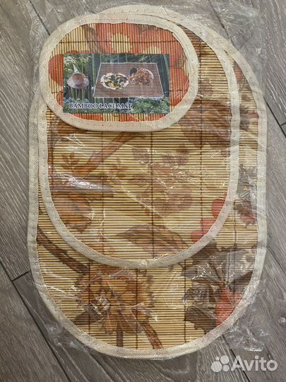 Подставка под горячее, 3 шт, бамбук