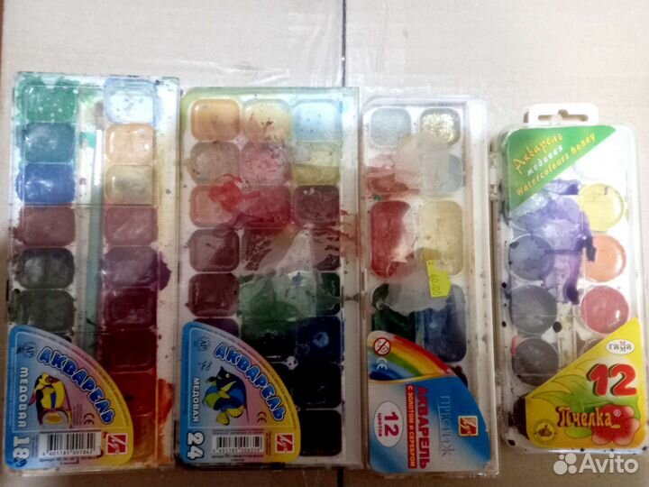 Акварельные краски для детей