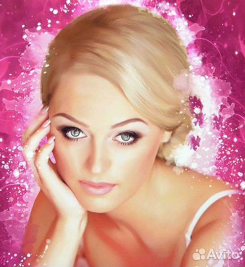 Портрет. Фото на холсте. Багетная мастерская. Фото