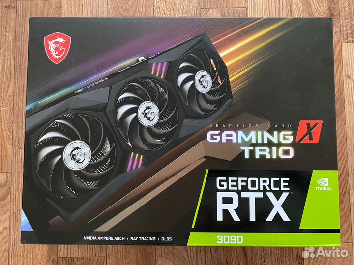 Видеокарта MSI GeForce RTX 3090 Gaming X Trio