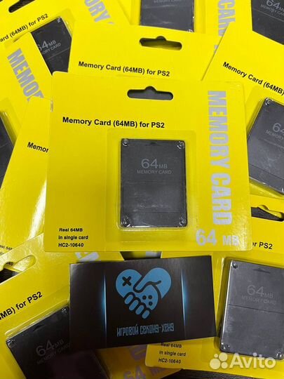 Memory Card для fmcb PlayStation 2 64mb PS2 PS
