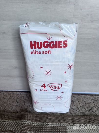 Подгузники huggies elite soft 8 14 кг 4