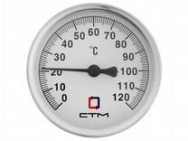 Термометр биметаллический Стм CTT12D63, d63 мм, 12