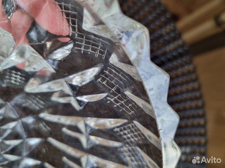 Салатница хрустальная СССР 2 шт