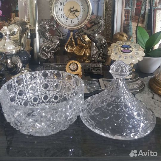 Ваза хрустальная Германия