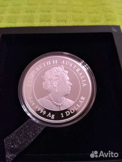 Австралия 1 доллар 2022г Лунар 3 год Тигра пруф