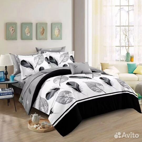 Постельное белье евро новое