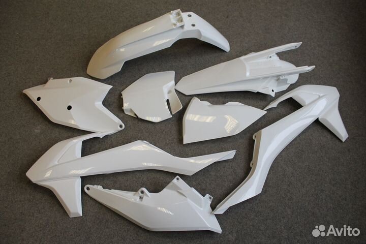 Комплект пластика белого Polisport KTM SX/SXF