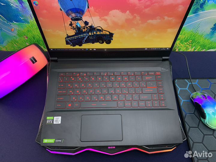 Топовый ноутбук для игр MSI на RTX
