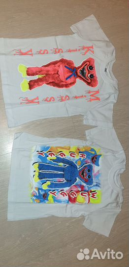 Футболки светящиеся белые