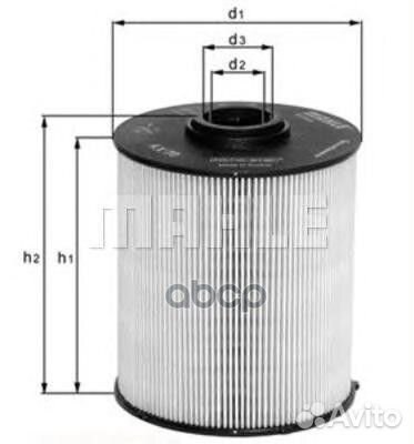KX182D Фильтр топл., scania 5 серия с 2000 года